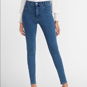 Express high rise skinny jeans